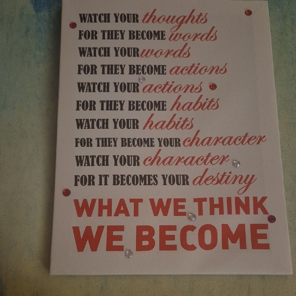 Inspirational Quote Canvas Art
